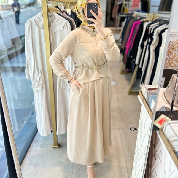 1004 SELMA ZAFEROĞLU ETEKLİ TAKIM - Görsel 1