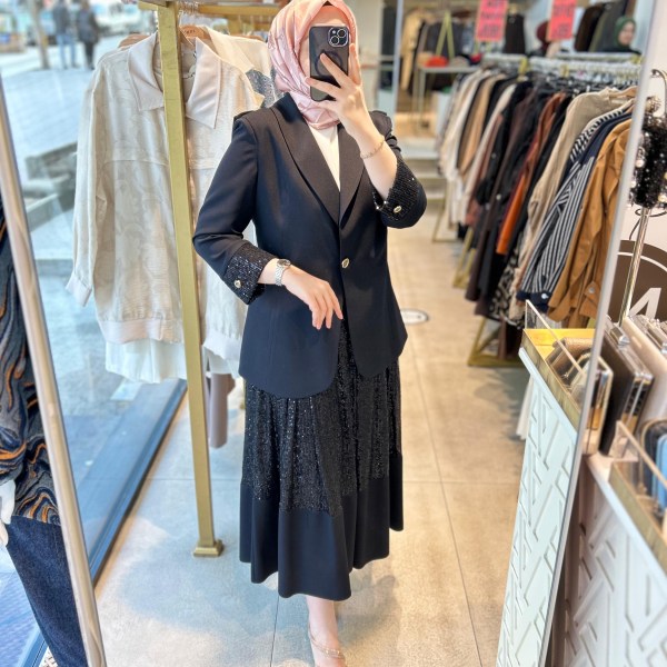 AHSEN PUL PAYET DETAYLI ETEKLİ TAKIM - Görsel 7