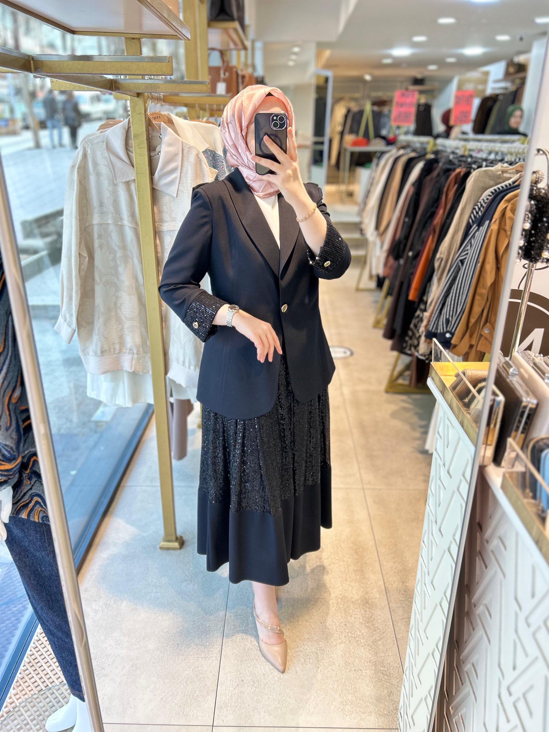 AHSEN PUL PAYET DETAYLI ETEKLİ TAKIM - Görsel 7