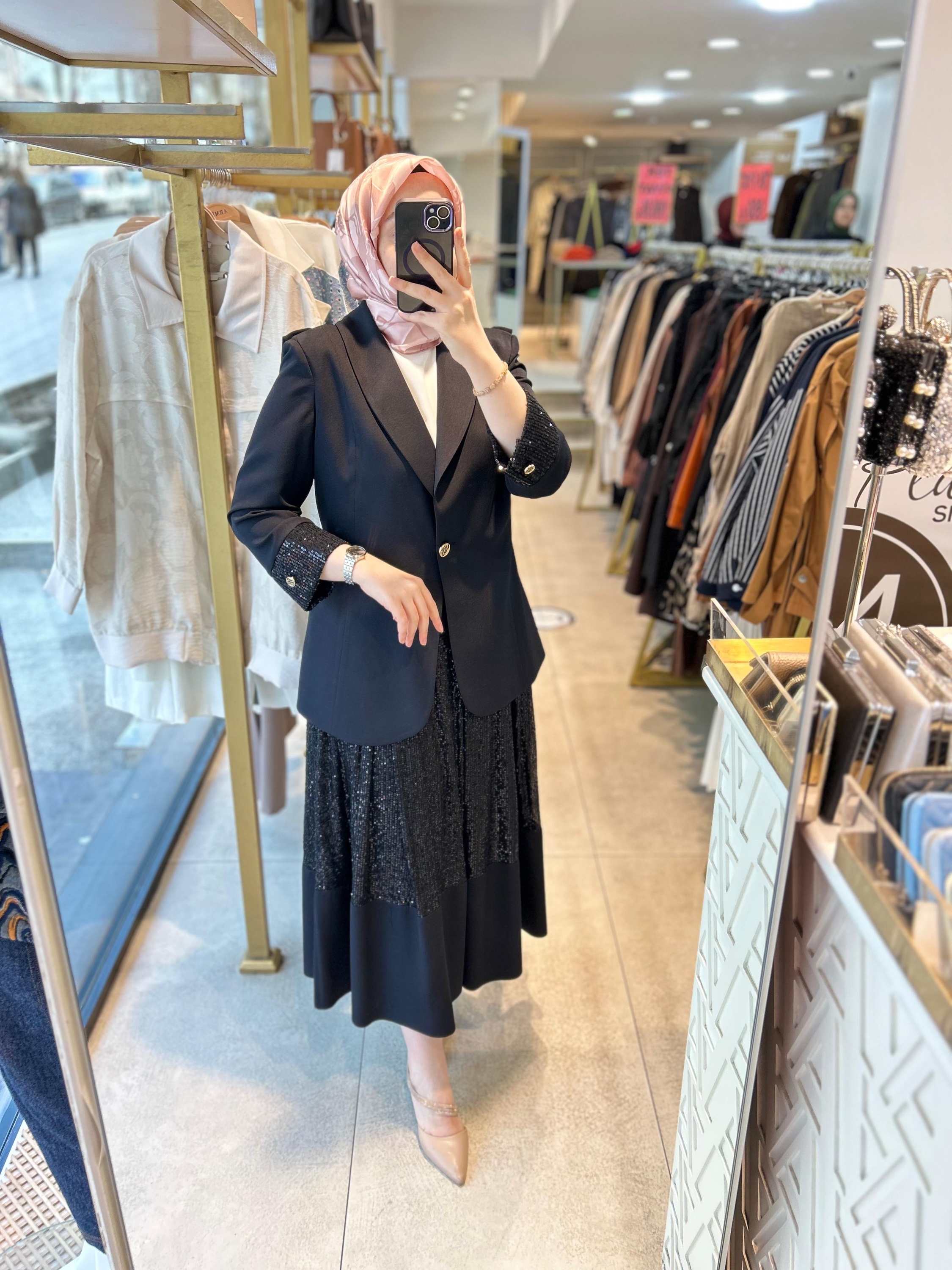 AHSEN PUL PAYET DETAYLI ETEKLİ TAKIM - Görsel 6