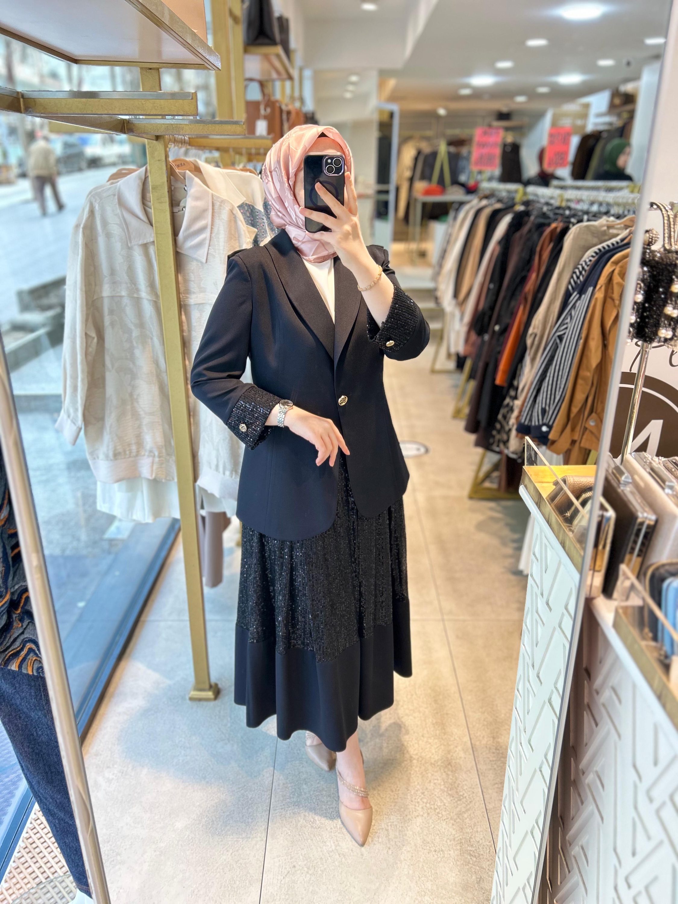 AHSEN PUL PAYET DETAYLI ETEKLİ TAKIM - Görsel 3