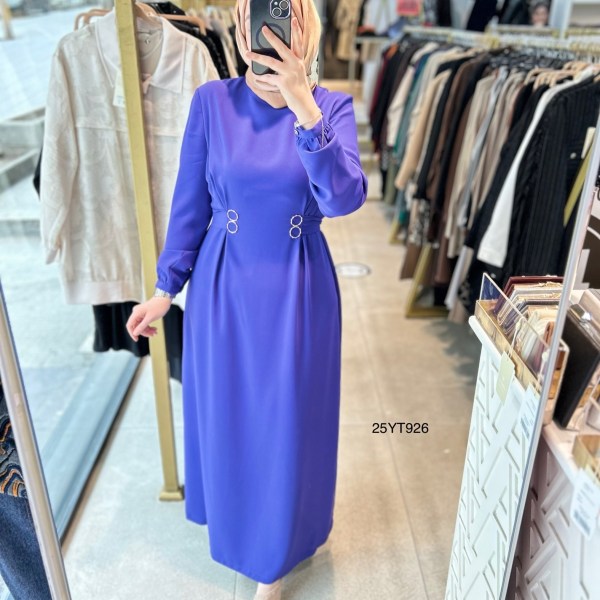 25YT926 Armine Trend Elbise - Görsel 2