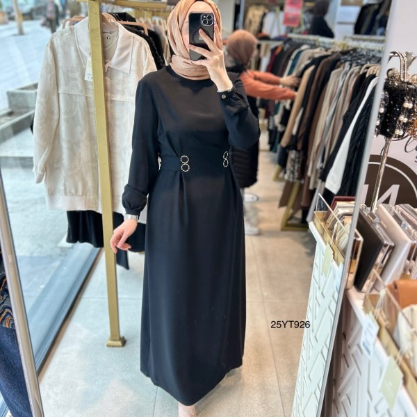 25YT926 Armine Trend Elbise - Görsel 5