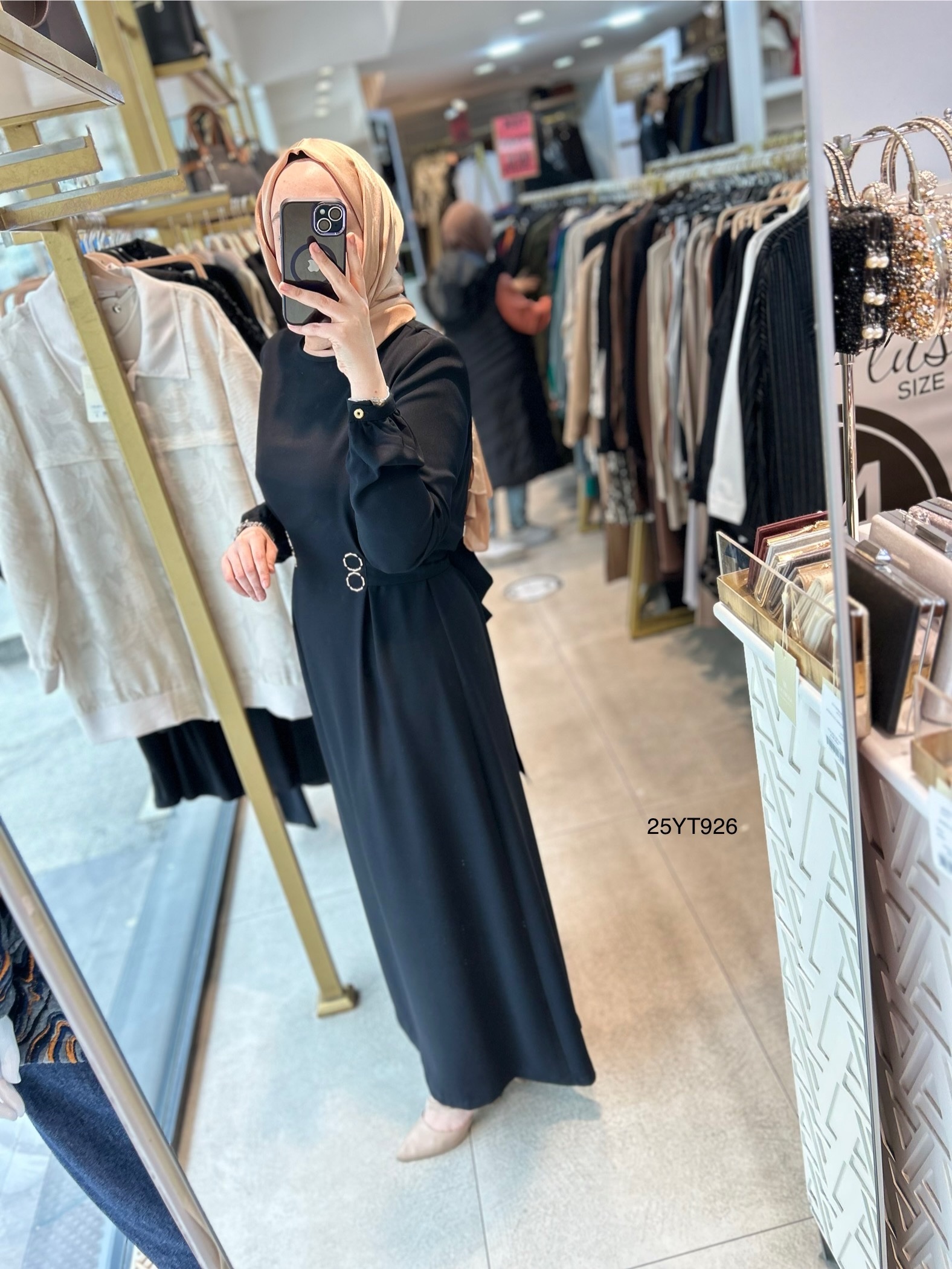 25YT926 Armine Trend Elbise - Görsel 6