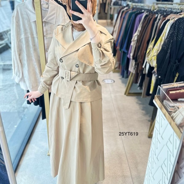 25YT619 Armine Trend Trenç Kumaş Takım - Görsel 1