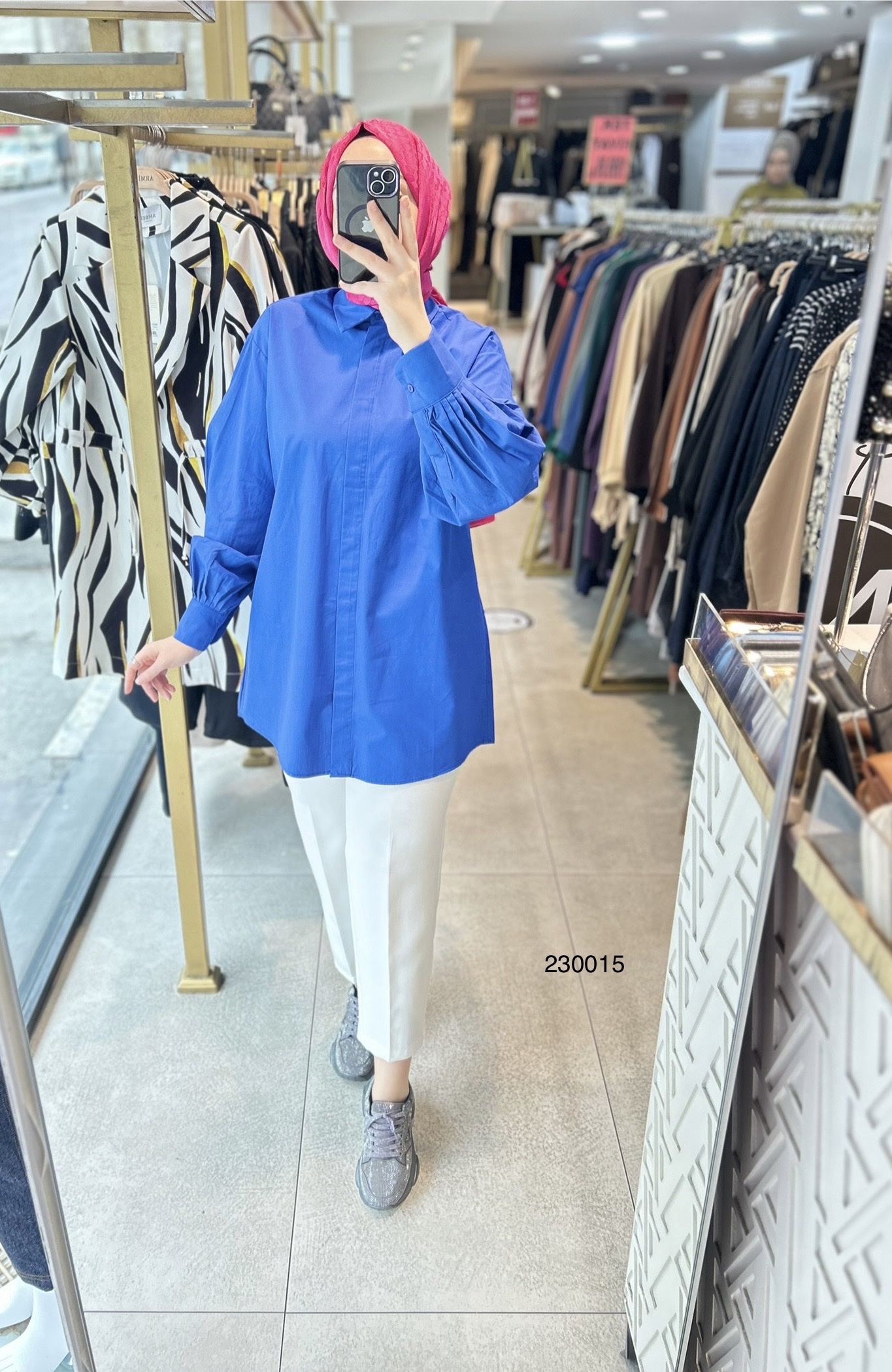 230015 Kol Detaylı Tunik