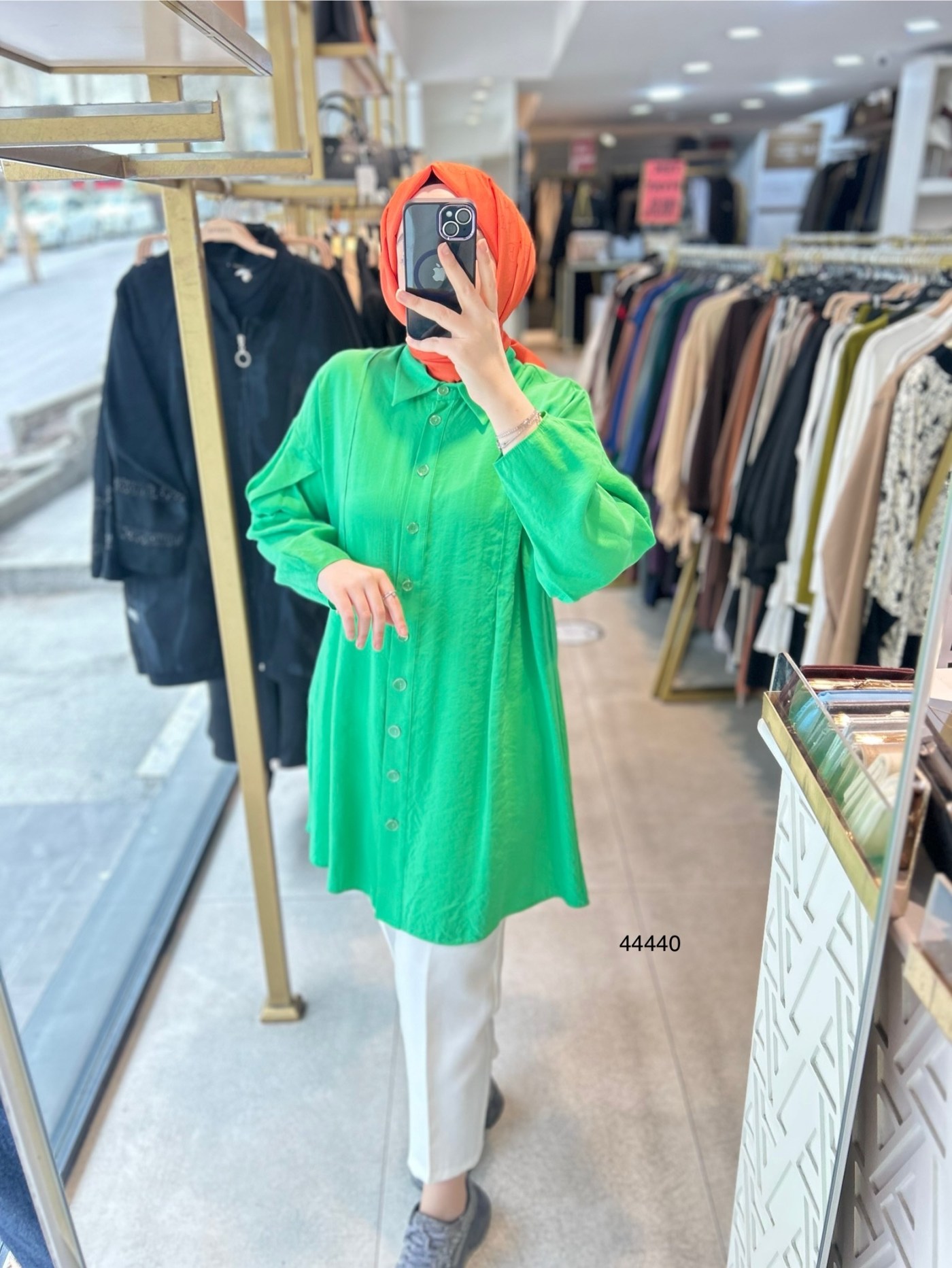 44440 TASARIM DETAYLI TUNİK