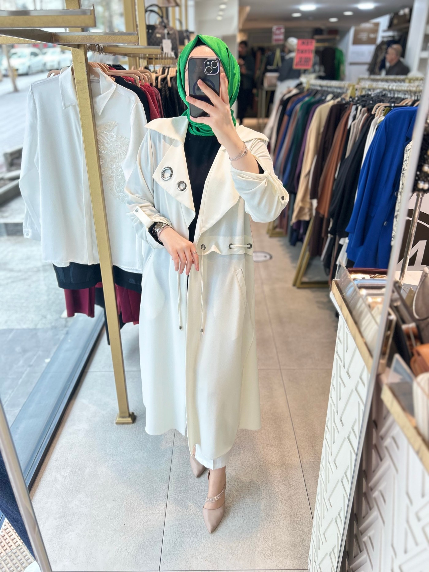 1916 YAKADI KUŞGÖZÜ DETAYLI BELDEN BAĞLAMALI KAP