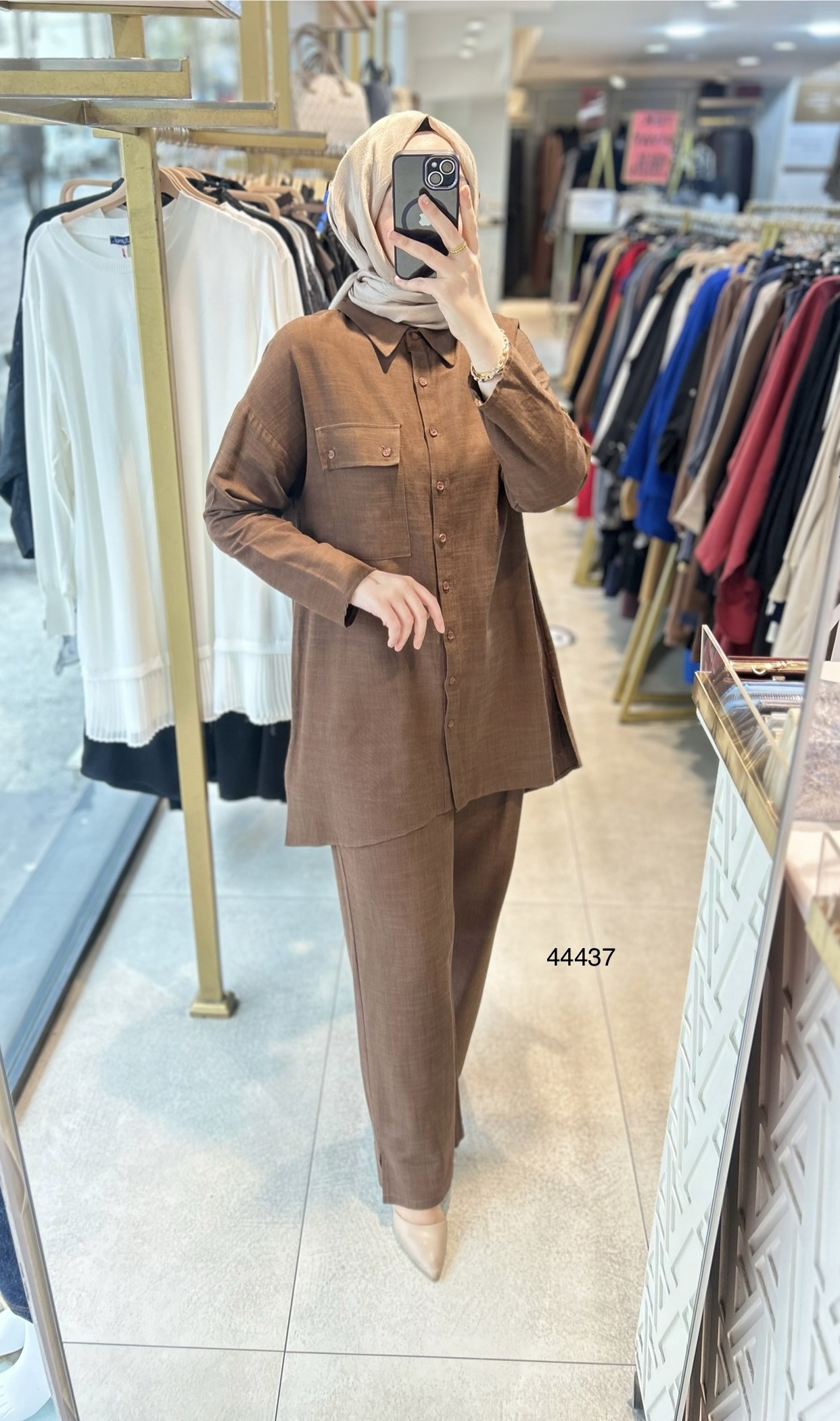 44437 Cep Detaylı Alt Üst Takım