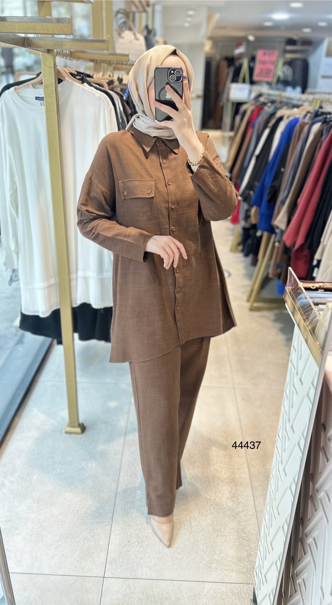 44437 Cep Detaylı Alt Üst Takım