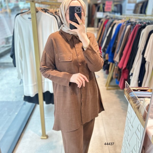 44437 Cep Detaylı Alt Üst Takım - Görsel 2