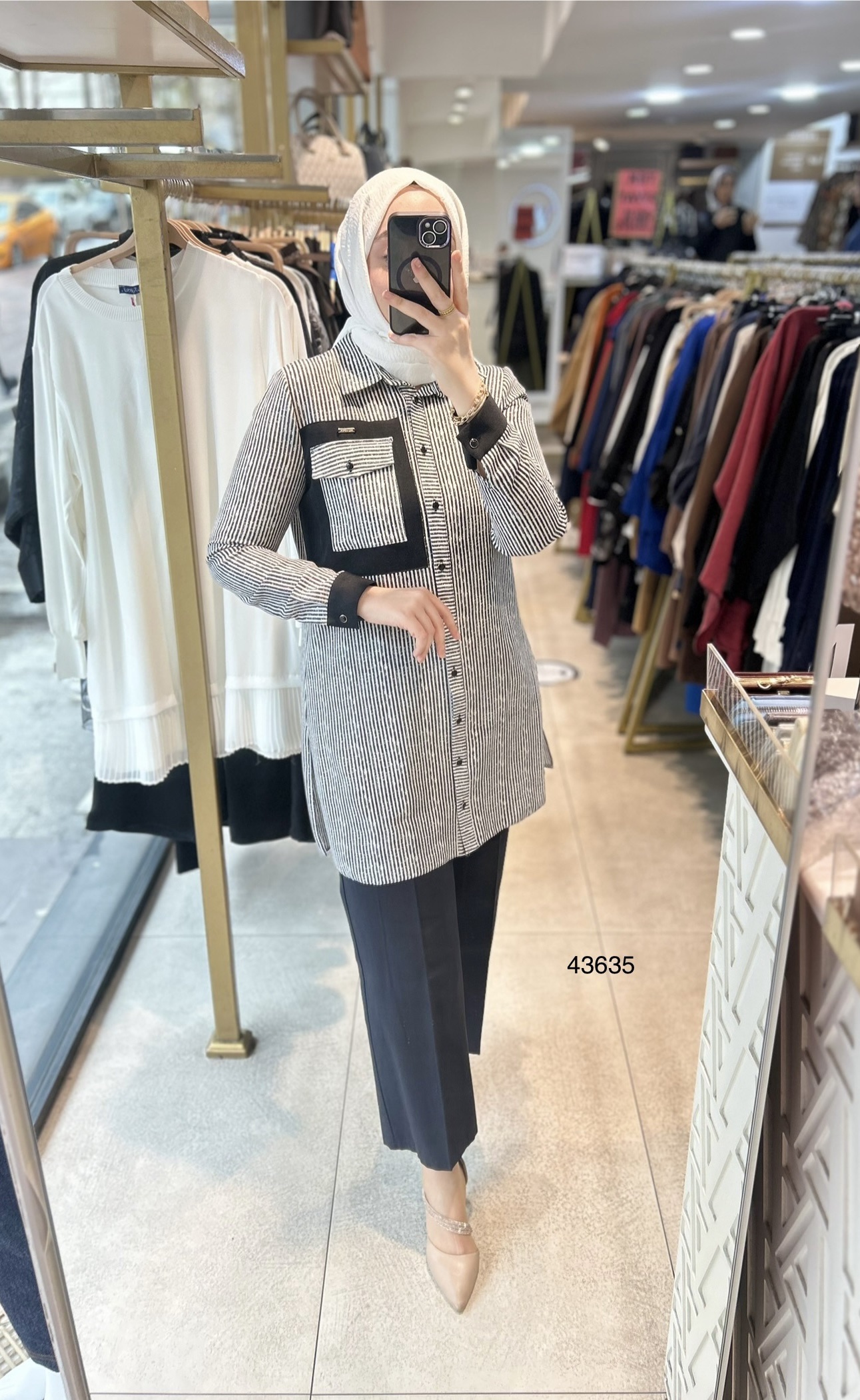 43635 Alt Üst Pantolonlu İkili Takım