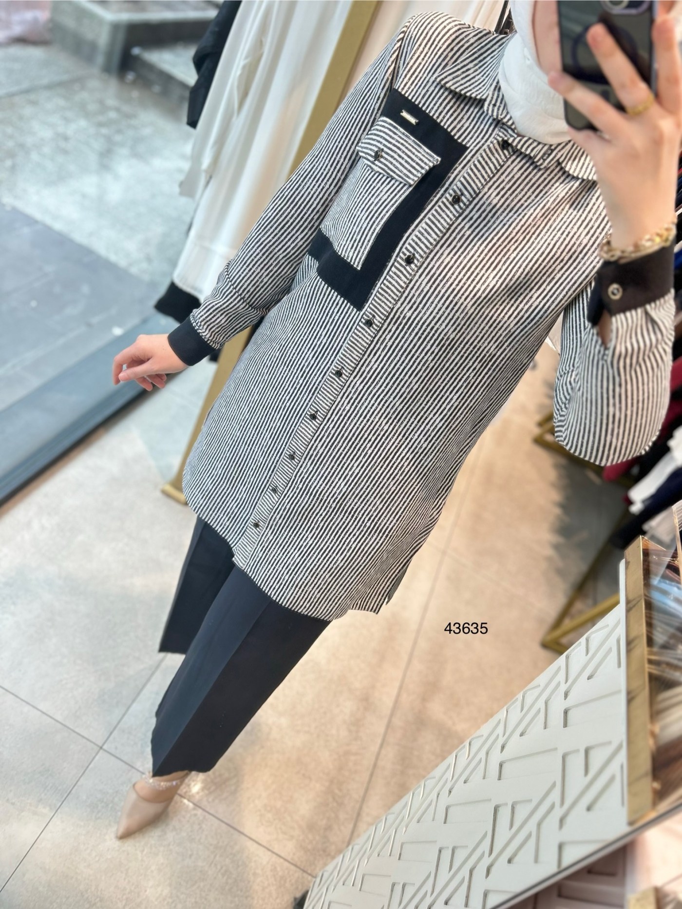 43635 Alt Üst Pantolonlu İkili Takım