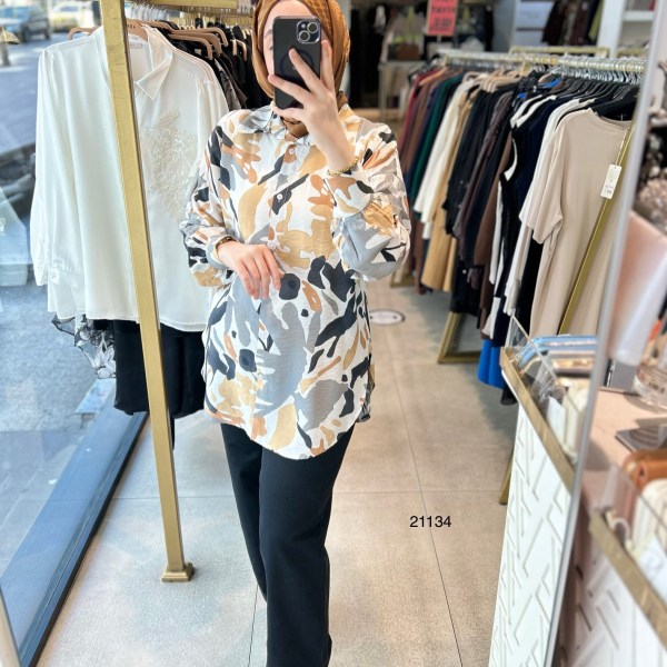 21134 Desenli Tunik - Görsel 12