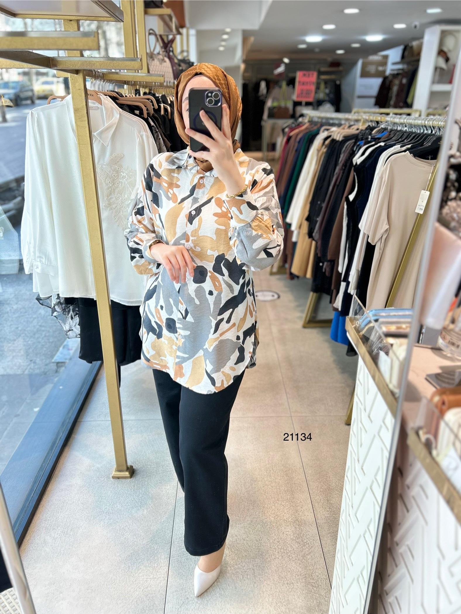 21134 Desenli Tunik - Görsel 12