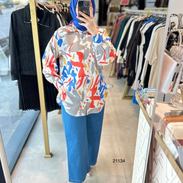 21134 Desenli Tunik - Görsel 10