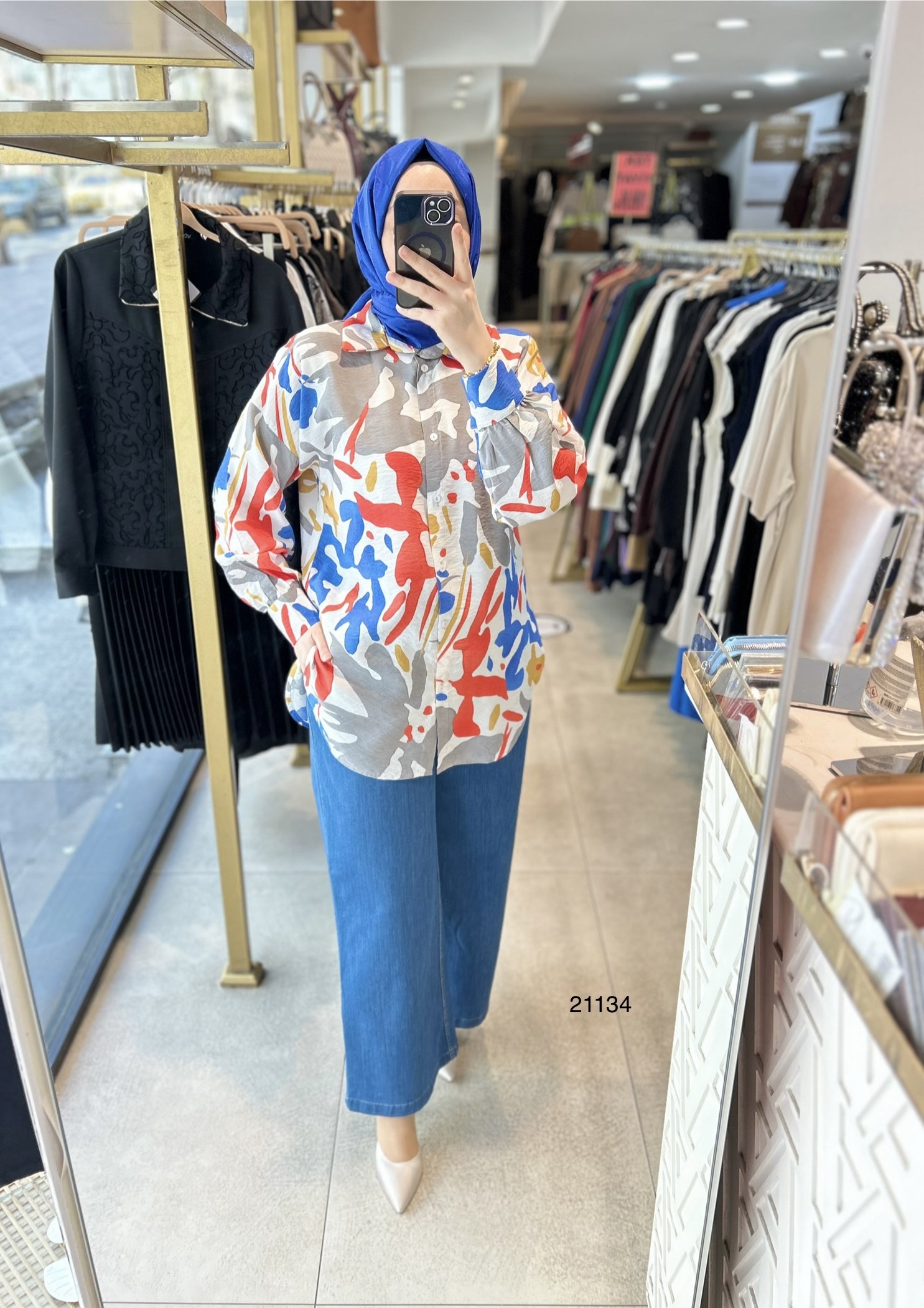 21134 Desenli Tunik - Görsel 10