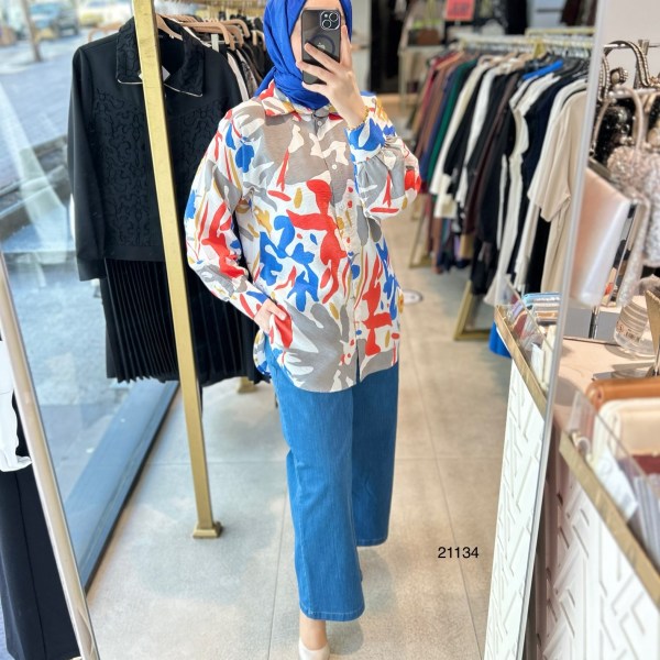 21134 Desenli Tunik - Görsel 15