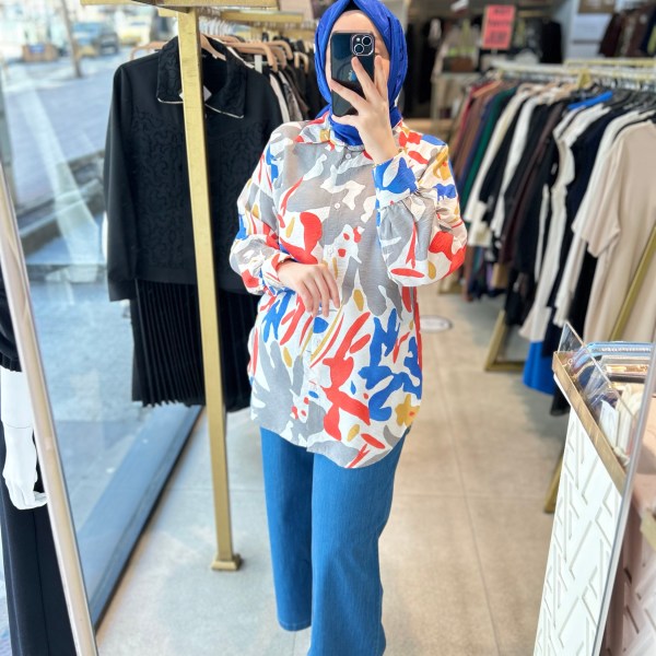 21134 Desenli Tunik - Görsel 7