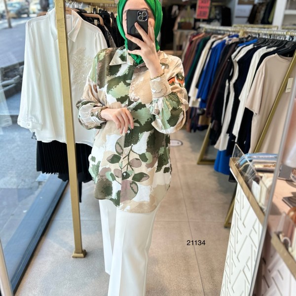 21134 Desenli Tunik - Görsel 4