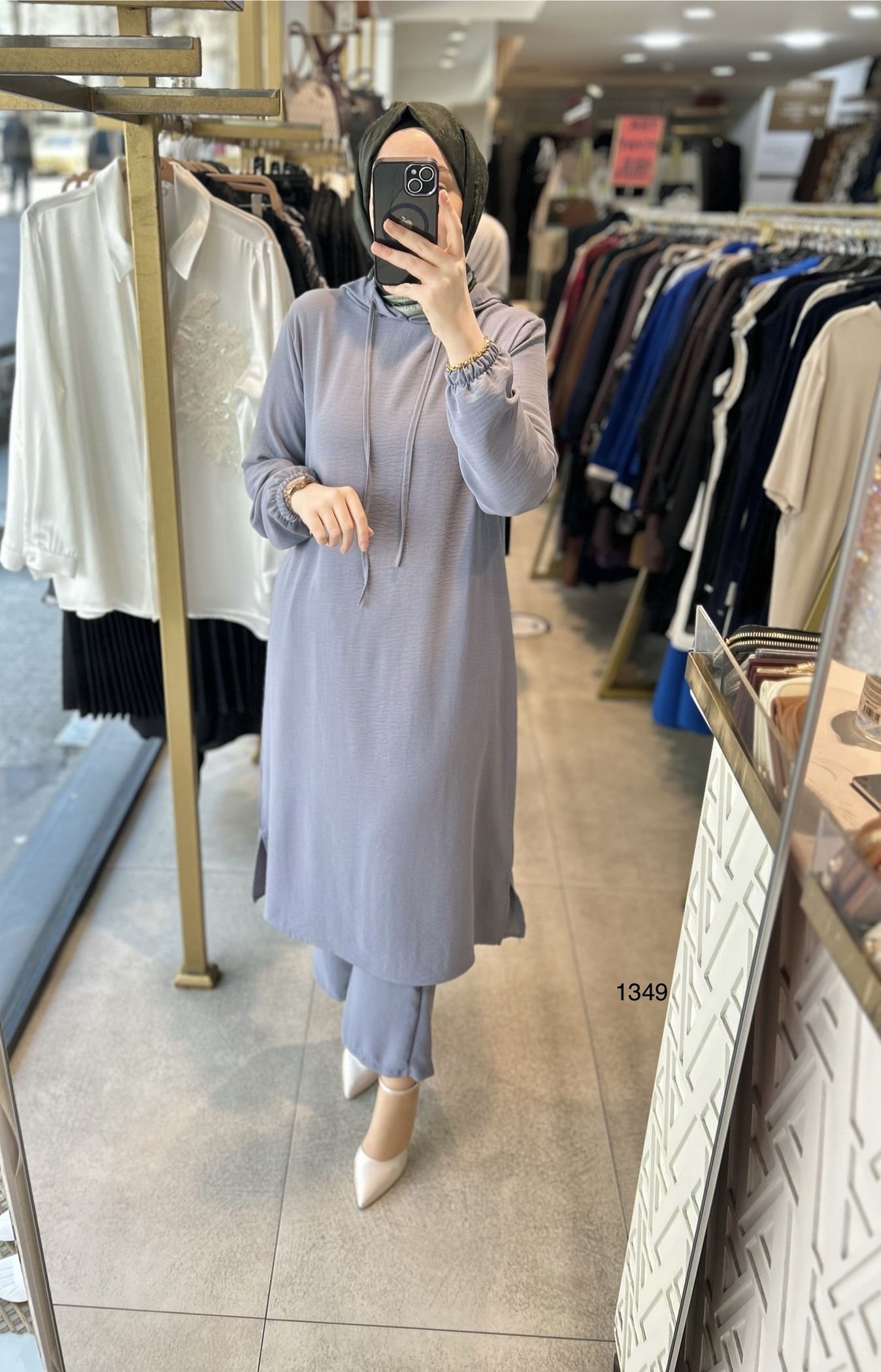 1349 UZUN TUNİKLİ AYROBİN KUMAŞ SPOR TAKIM