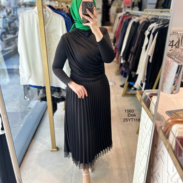 1560 BÜZGÜ DETAYLI BADY - Görsel 1