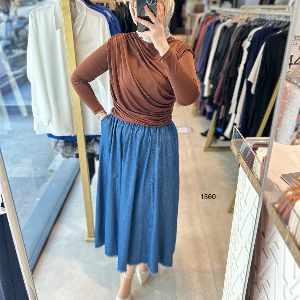 1560 BÜZGÜ DETAYLI BADY - Görsel 7