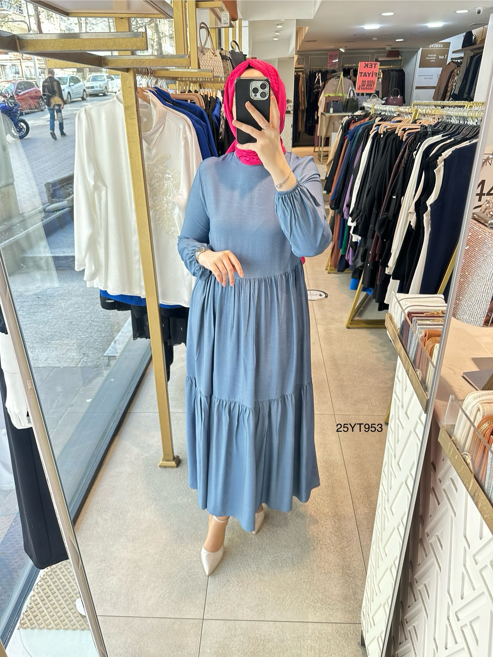 25YT953 Elbise - Görsel 3