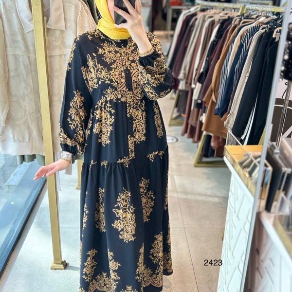 2423 DESENLİ ELBİSE - Görsel 7