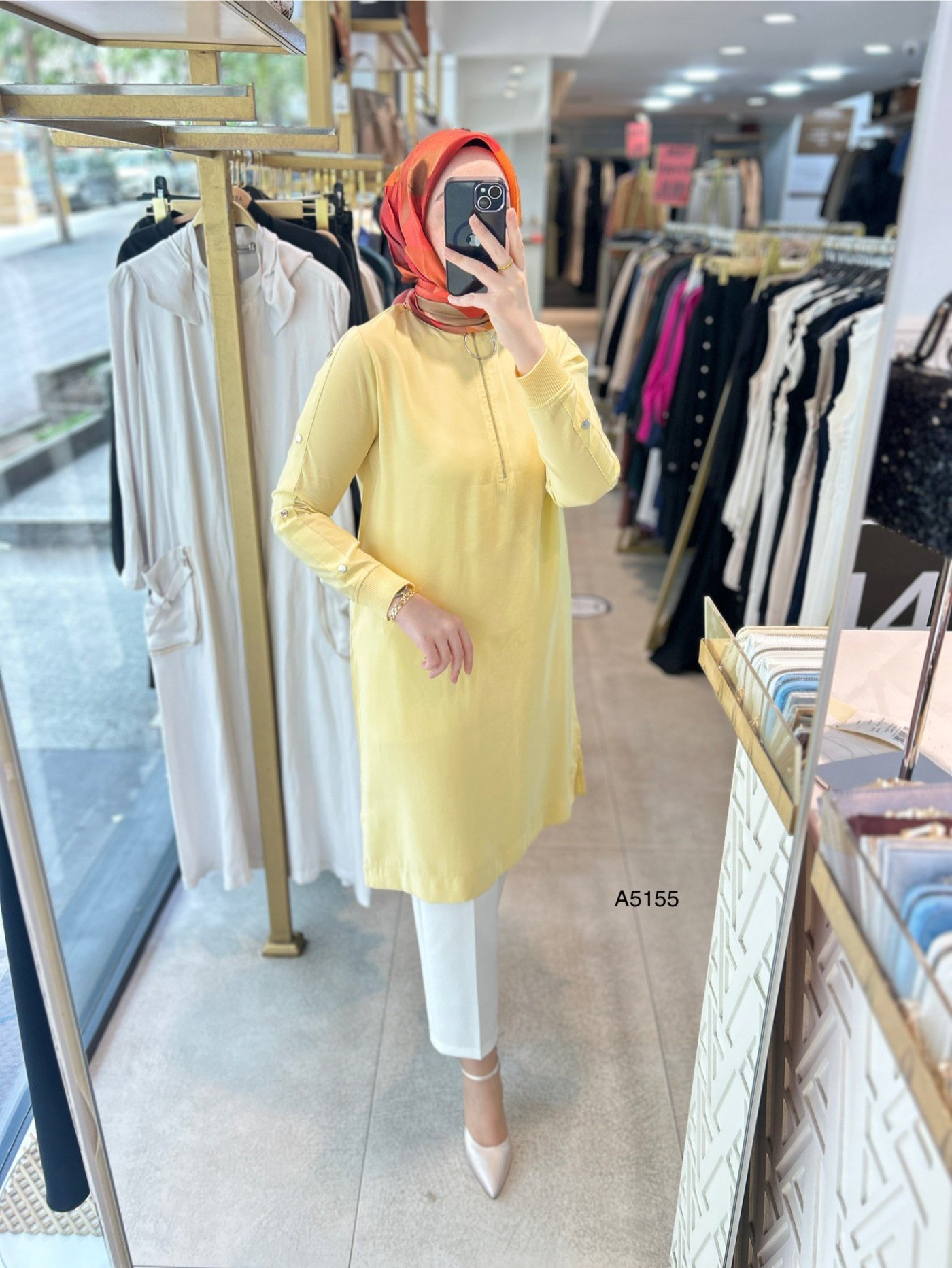 A5155 Ribanalı Tunik