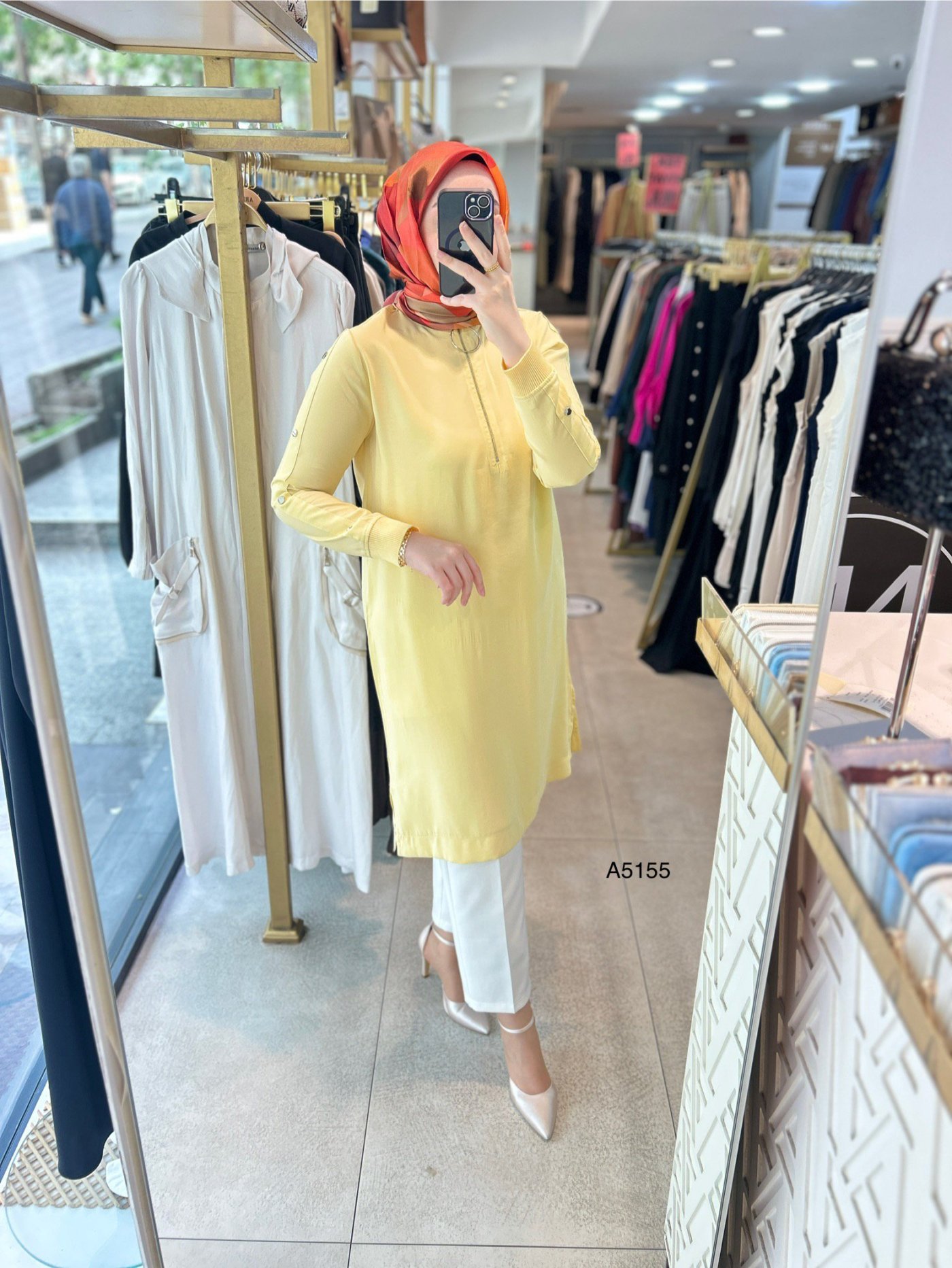 A5155 Ribanalı Tunik