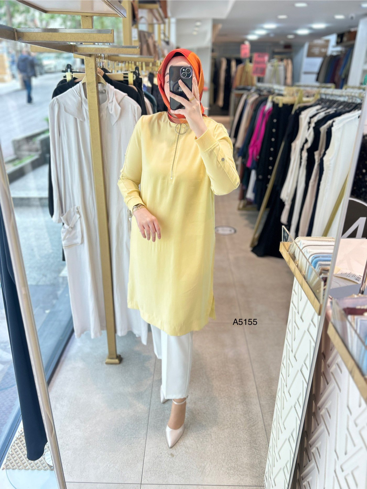 A5155 Ribanalı Tunik