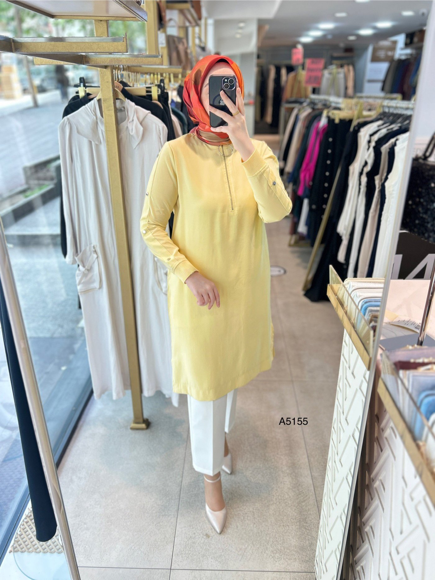 A5155 Ribanalı Tunik