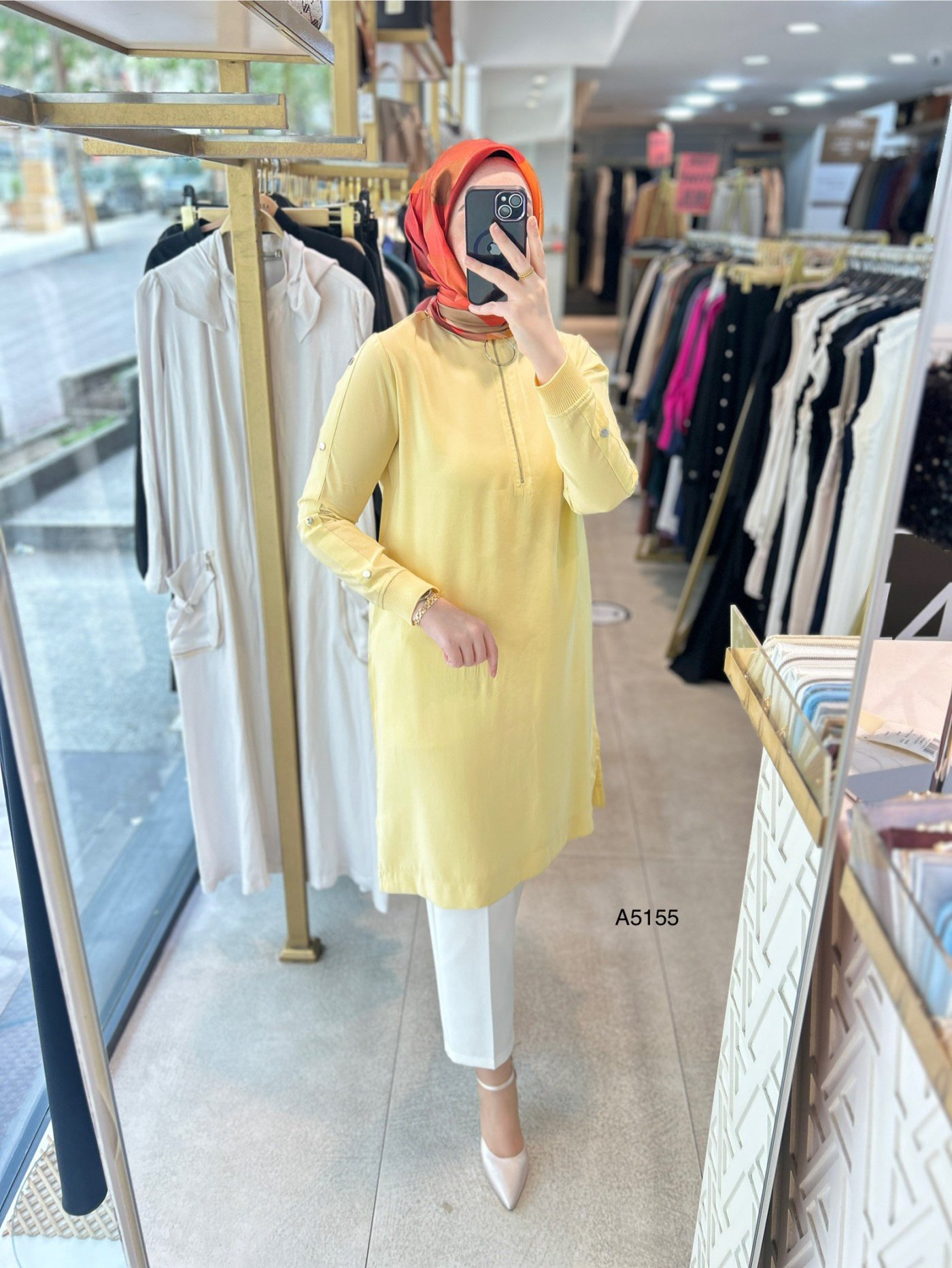 A5155 Ribanalı Tunik