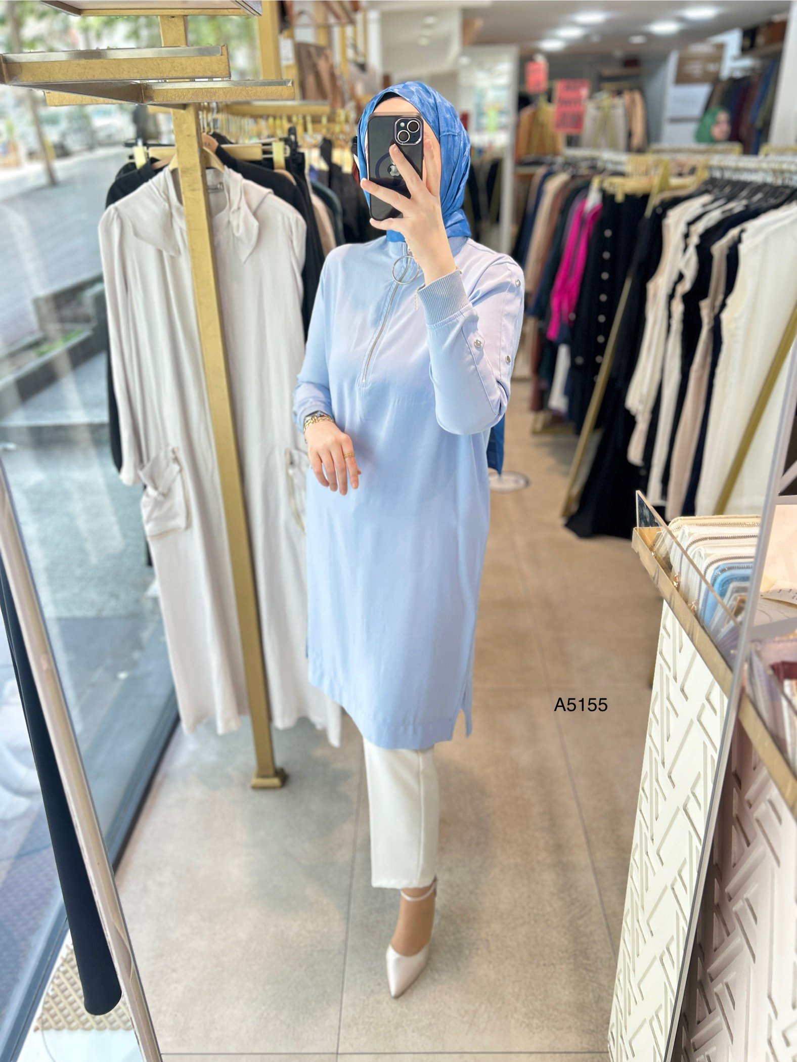 A5155 Ribanalı Tunik - Görsel 8