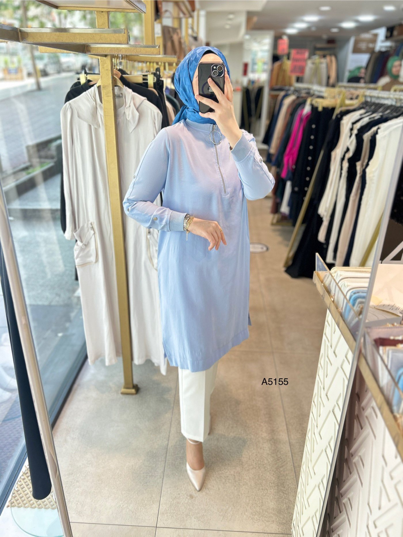 A5155 Ribanalı Tunik