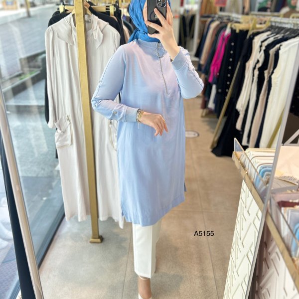 A5155 Ribanalı Tunik - Görsel 13