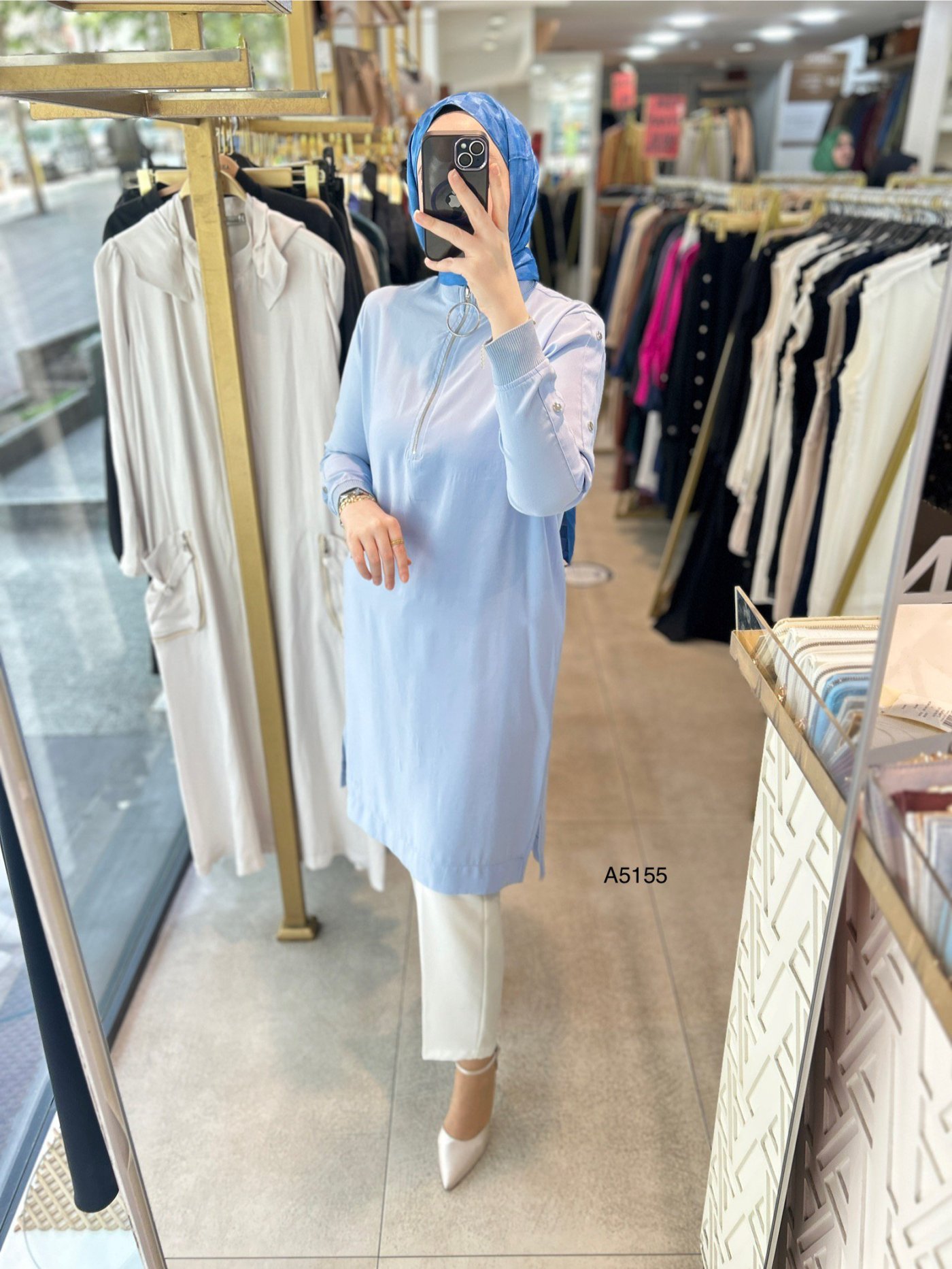 A5155 Ribanalı Tunik