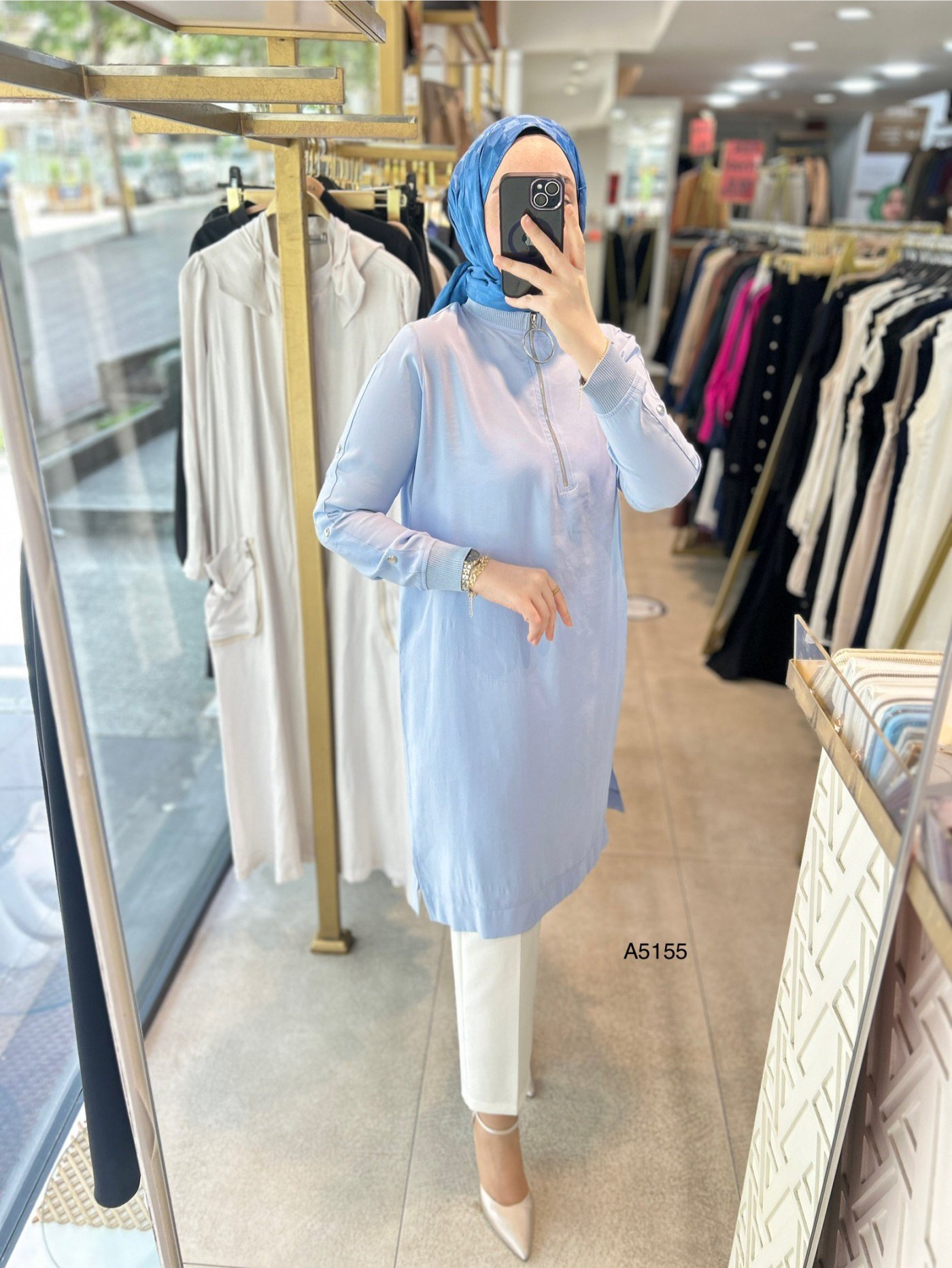 A5155 Ribanalı Tunik