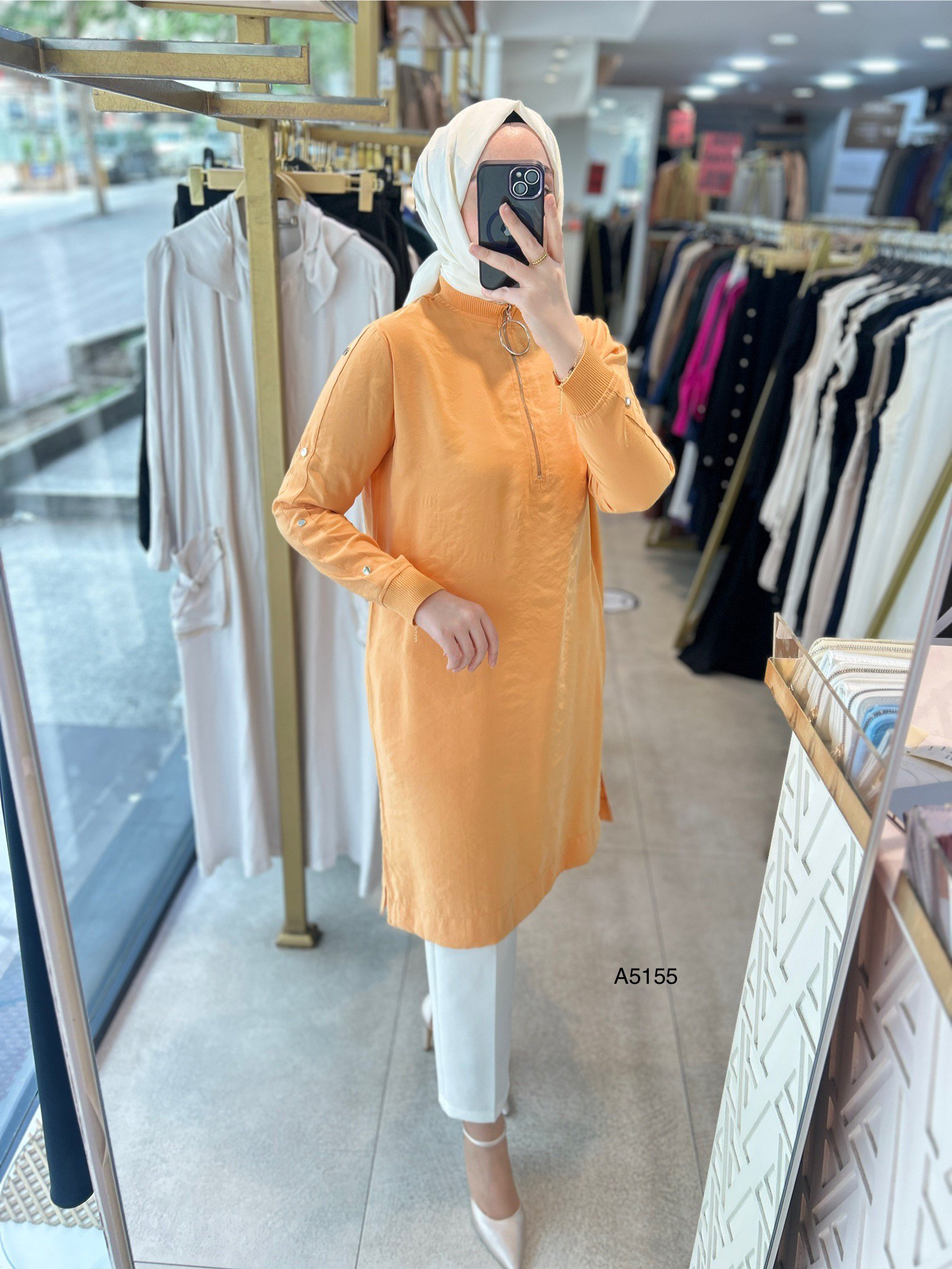 A5155 Ribanalı Tunik - Görsel 3