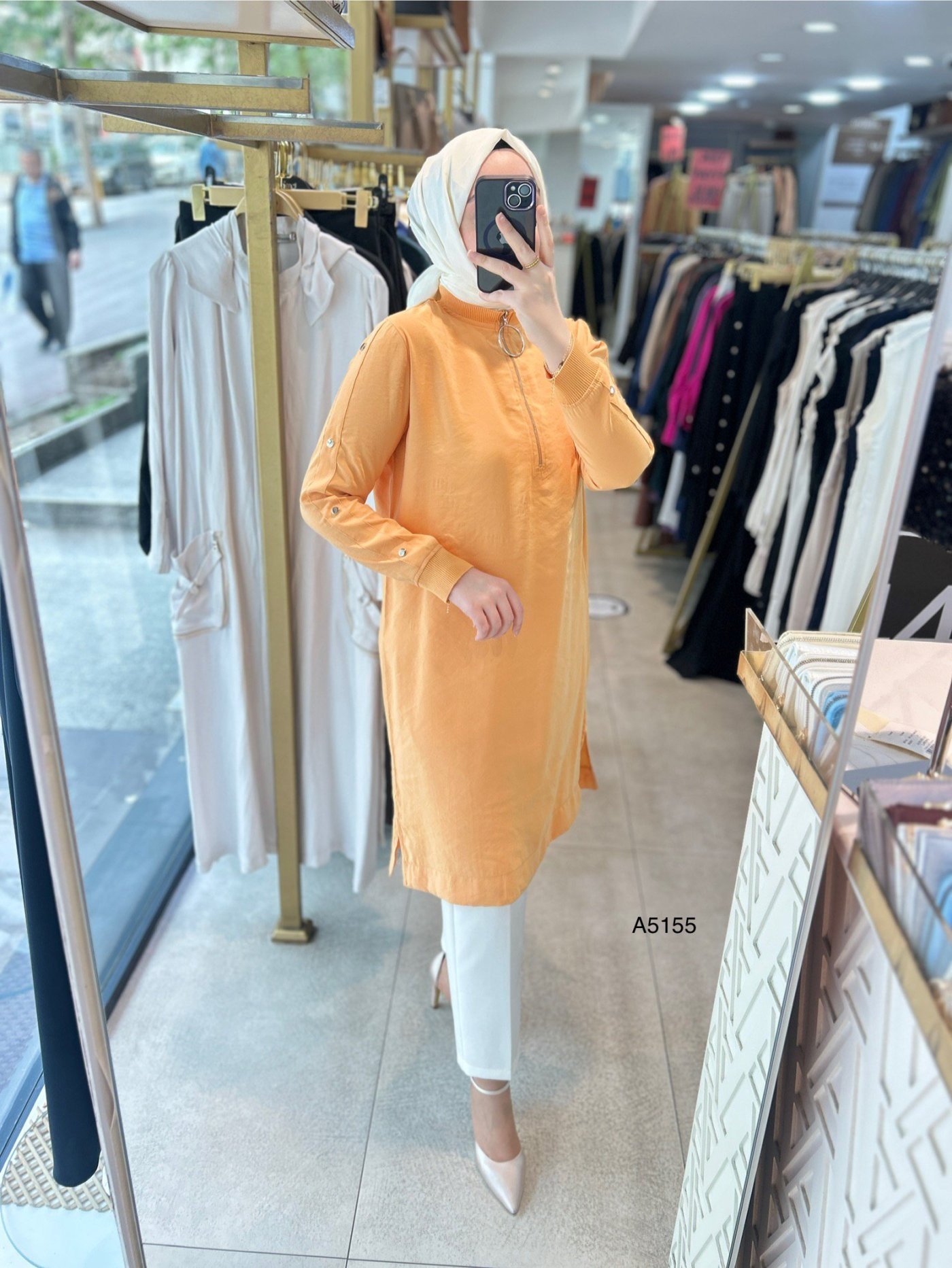 A5155 Ribanalı Tunik