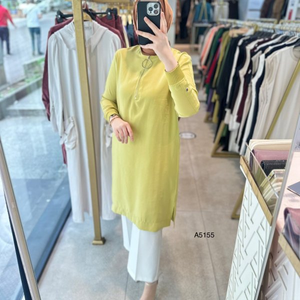 A5155 Ribanalı Tunik - Görsel 1