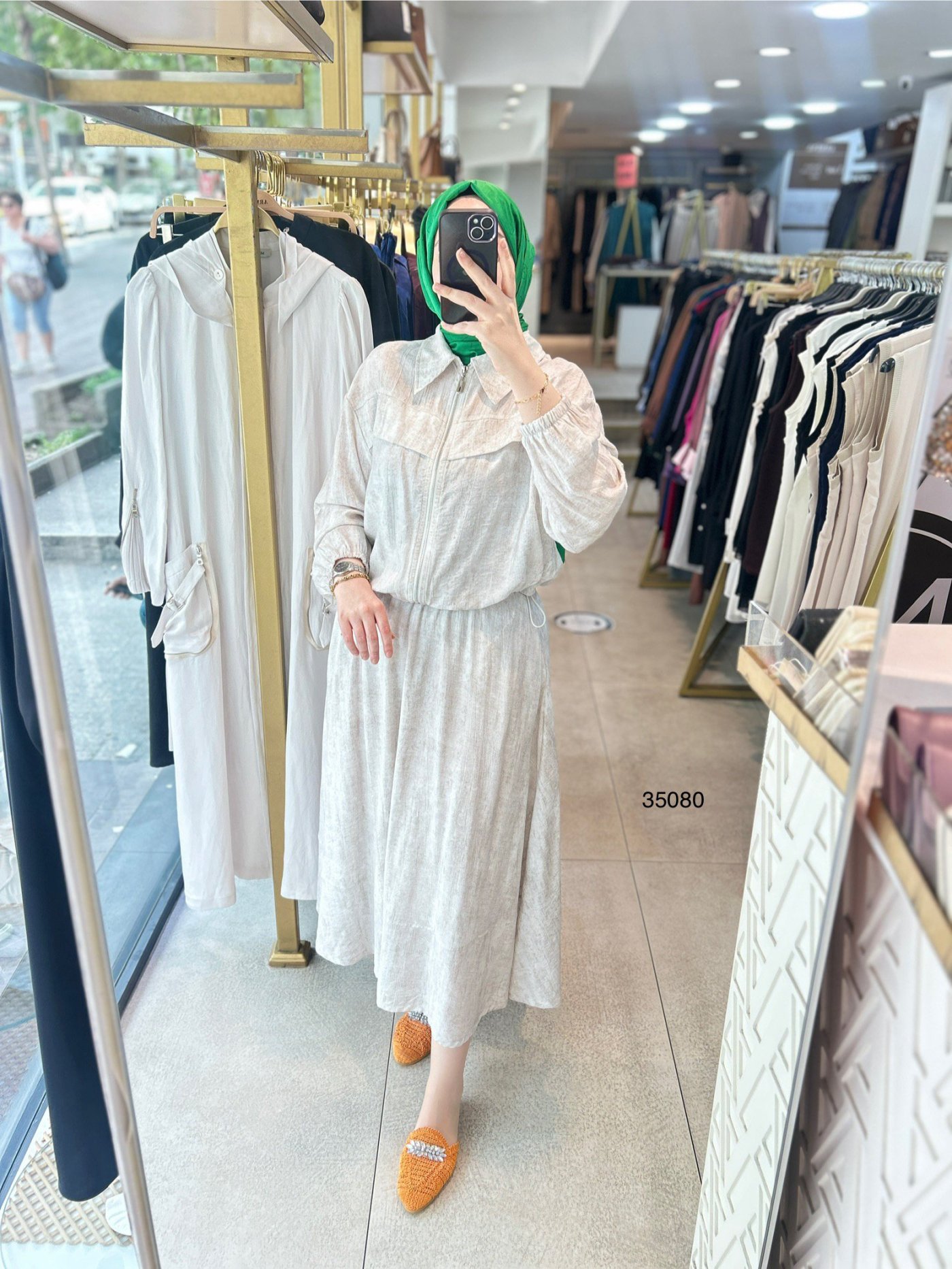 35080 Bel Büzgülü Etekli Takım