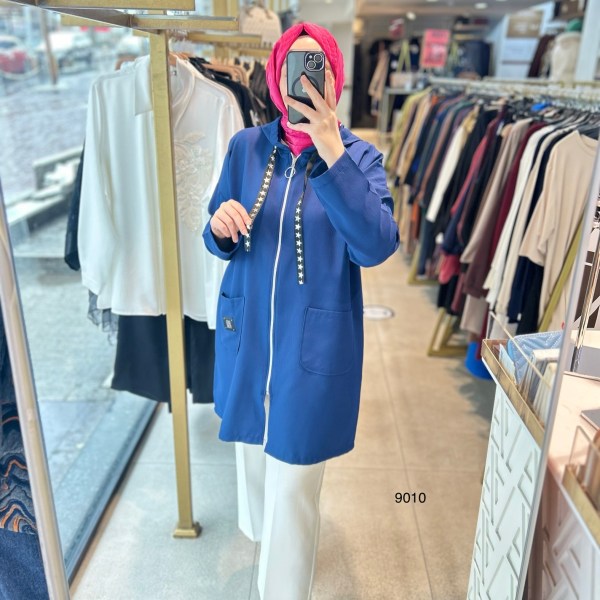 9010 Cepli Fermuarlı Spor Kap - Görsel 9