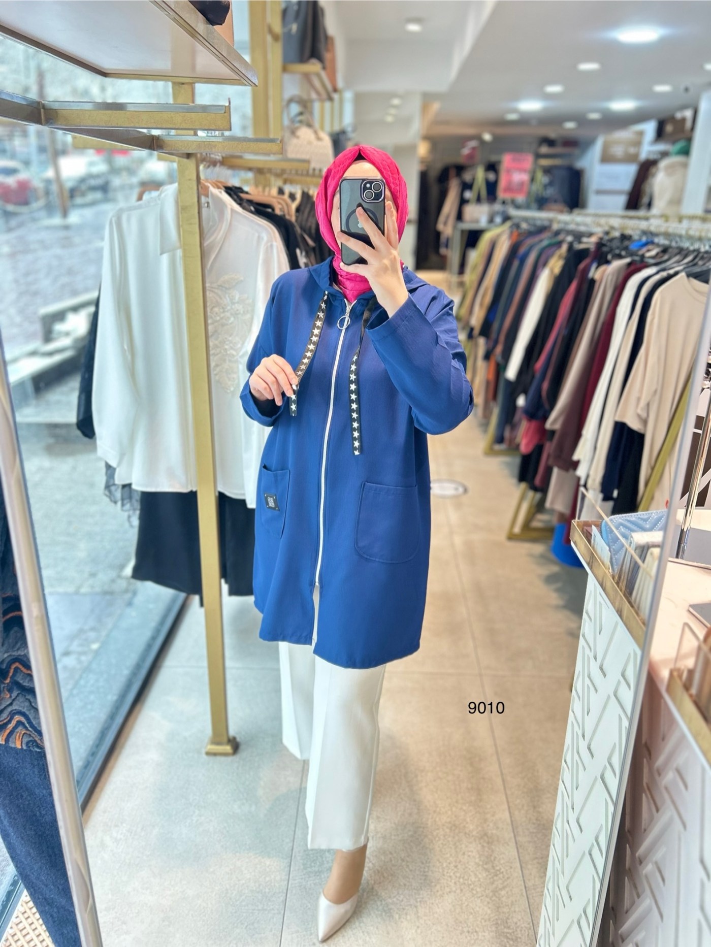 9010 Cepli Fermuarlı Spor Kap