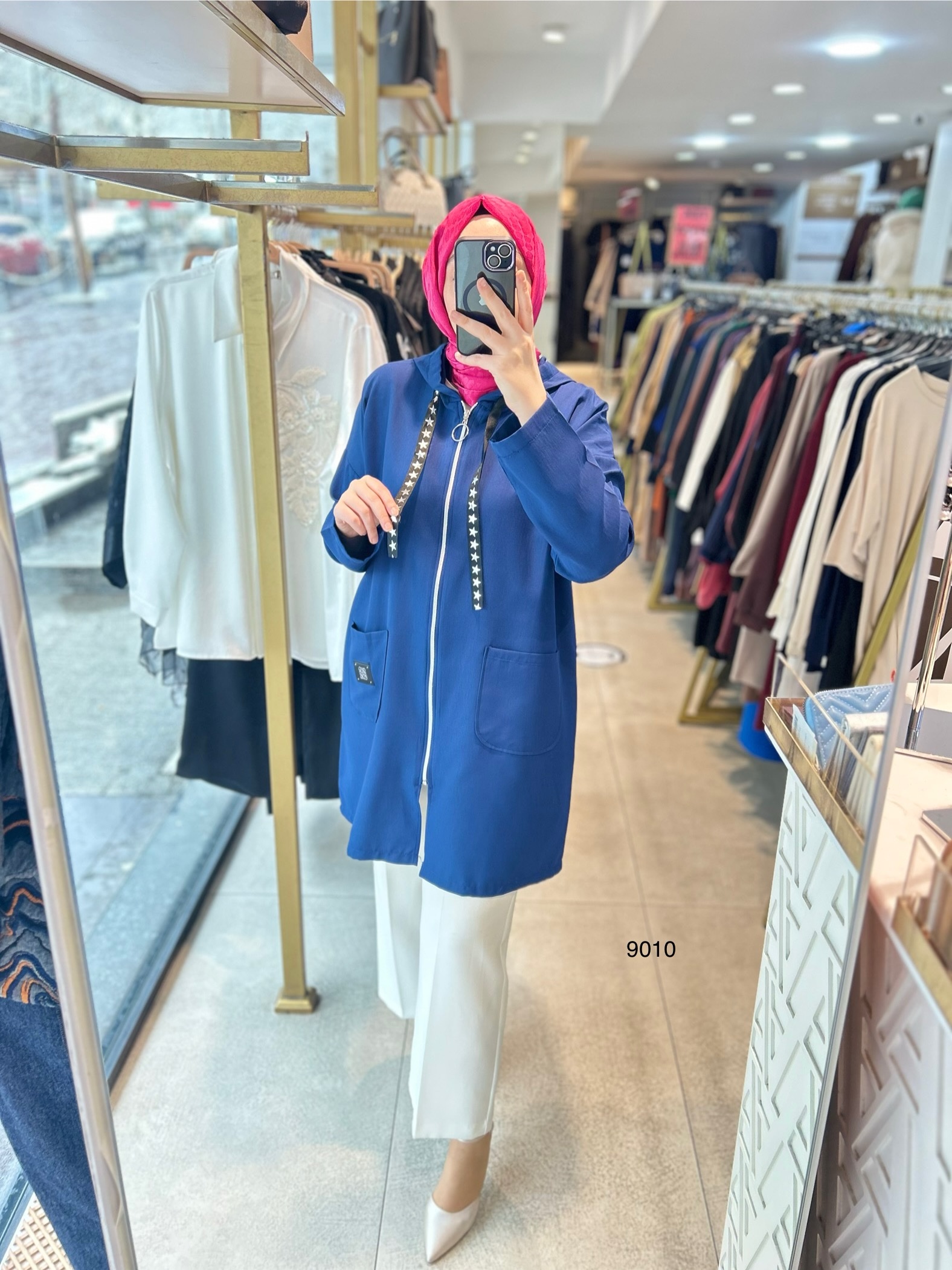 9010 Cepli Fermuarlı Spor Kap - Görsel 7