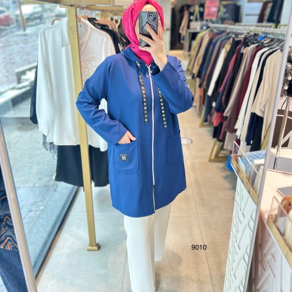 9010 Cepli Fermuarlı Spor Kap - Görsel 8