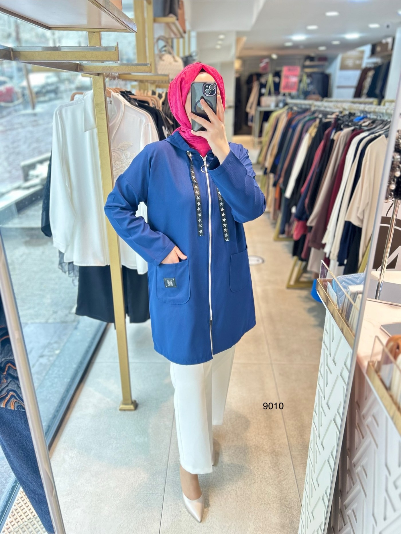 9010 Cepli Fermuarlı Spor Kap