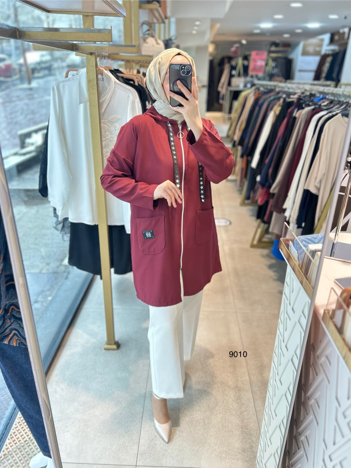 9010 Cepli Fermuarlı Spor Kap