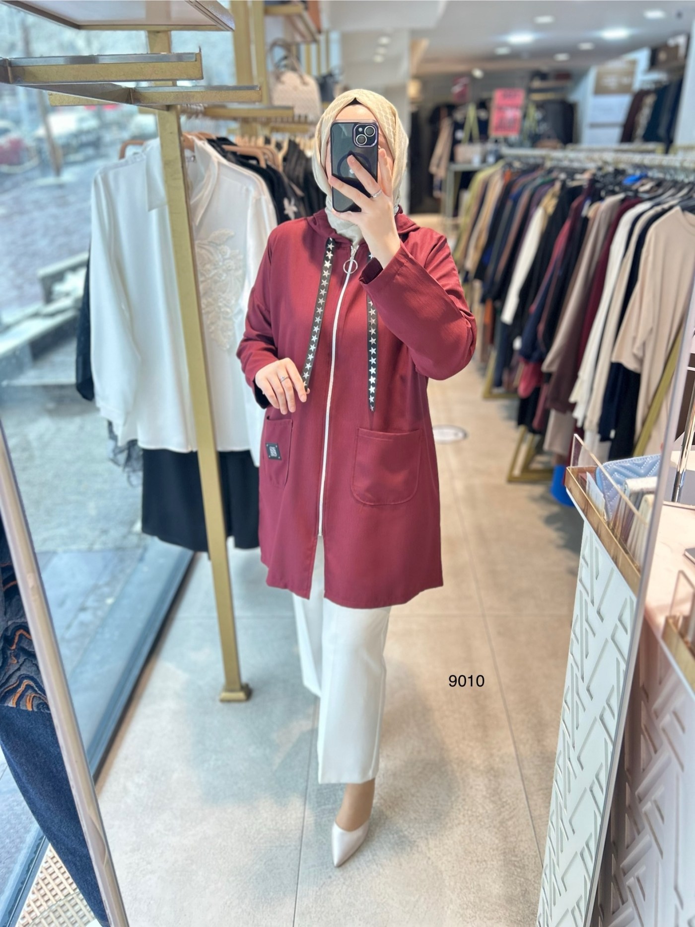 9010 Cepli Fermuarlı Spor Kap